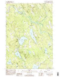 Waterford Flat Maine Historical topographic map, 1:24000 scale, 7.5 X 7.5 Minute, Year 1983