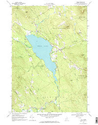 Weld Maine Historical topographic map, 1:24000 scale, 7.5 X 7.5 Minute, Year 1968