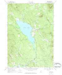 Weld Maine Historical topographic map, 1:24000 scale, 7.5 X 7.5 Minute, Year 1968