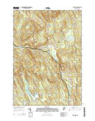 West Paris Maine Current topographic map, 1:24000 scale, 7.5 X 7.5 Minute, Year 2014