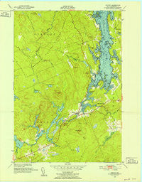 Whiting Maine Historical topographic map, 1:24000 scale, 7.5 X 7.5 Minute, Year 1949