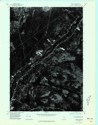 Winn NW Maine Historical topographic map, 1:24000 scale, 7.5 X 7.5 Minute, Year 1975