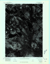 Winn SW Maine Historical topographic map, 1:24000 scale, 7.5 X 7.5 Minute, Year 1975