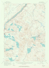 Winn Maine Historical topographic map, 1:62500 scale, 15 X 15 Minute, Year 1960