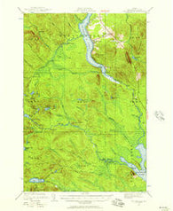Winterville Maine Historical topographic map, 1:62500 scale, 15 X 15 Minute, Year 1928
