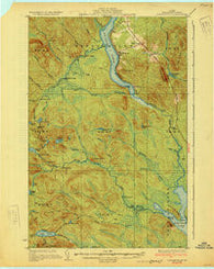 Winterville Maine Historical topographic map, 1:62500 scale, 15 X 15 Minute, Year 1931