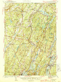 Wiscasset Maine Historical topographic map, 1:62500 scale, 15 X 15 Minute, Year 1944