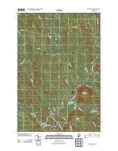 Wytopitlock Maine Historical topographic map, 1:24000 scale, 7.5 X 7.5 Minute, Year 2011