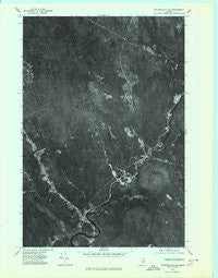 Wytopitlock NE Maine Historical topographic map, 1:24000 scale, 7.5 X 7.5 Minute, Year 1975
