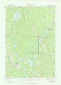 Wytopitlock Maine Historical topographic map, 1:62500 scale, 15 X 15 Minute, Year 1941
