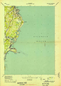 York Beach Maine Historical topographic map, 1:24000 scale, 7.5 X 7.5 Minute, Year 1944