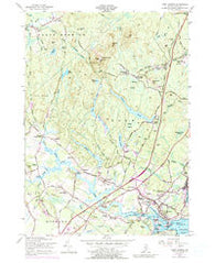 York Harbor Maine Historical topographic map, 1:24000 scale, 7.5 X 7.5 Minute, Year 1956