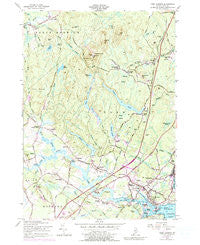 York Harbor Maine Historical topographic map, 1:24000 scale, 7.5 X 7.5 Minute, Year 1956