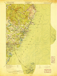 York Maine Historical topographic map, 1:62500 scale, 15 X 15 Minute, Year 1920