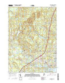 York Harbor Maine Current topographic map, 1:24000 scale, 7.5 X 7.5 Minute, Year 2014