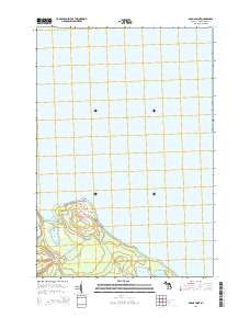 Adams Point Michigan Historical topographic map, 1:24000 scale, 7.5 X 7.5 Minute, Year 2014