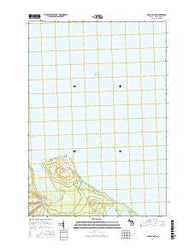 Adams Point Michigan Current topographic map, 1:24000 scale, 7.5 X 7.5 Minute, Year 2016