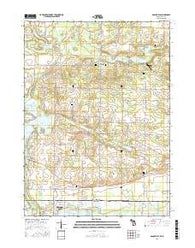 Adamsville Michigan Current topographic map, 1:24000 scale, 7.5 X 7.5 Minute, Year 2016