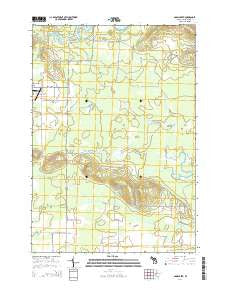 Addis Creek Michigan Historical topographic map, 1:24000 scale, 7.5 X 7.5 Minute, Year 2014