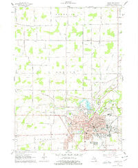 Adrian Michigan Historical topographic map, 1:24000 scale, 7.5 X 7.5 Minute, Year 1962