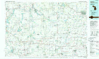 Adrian Michigan Historical topographic map, 1:100000 scale, 30 X 60 Minute, Year 1985