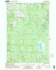 Afton Michigan Historical topographic map, 1:24000 scale, 7.5 X 7.5 Minute, Year 1986
