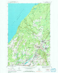Ahmeek Michigan Historical topographic map, 1:24000 scale, 7.5 X 7.5 Minute, Year 1946