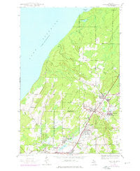 Ahmeek Michigan Historical topographic map, 1:24000 scale, 7.5 X 7.5 Minute, Year 1946