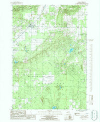 Alba Michigan Historical topographic map, 1:24000 scale, 7.5 X 7.5 Minute, Year 1985