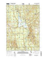 Alcona Dam Pond Michigan Historical topographic map, 1:24000 scale, 7.5 X 7.5 Minute, Year 2014