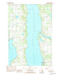 Alden Michigan Historical topographic map, 1:24000 scale, 7.5 X 7.5 Minute, Year 1983
