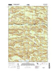 Alfred Michigan Current topographic map, 1:24000 scale, 7.5 X 7.5 Minute, Year 2017