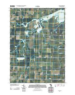 Alicia Michigan Historical topographic map, 1:24000 scale, 7.5 X 7.5 Minute, Year 2011