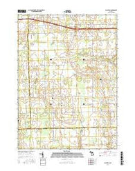 Allenton Michigan Current topographic map, 1:24000 scale, 7.5 X 7.5 Minute, Year 2017