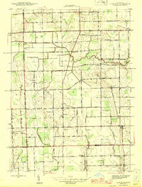 Allenton Michigan Historical topographic map, 1:24000 scale, 7.5 X 7.5 Minute, Year 1945