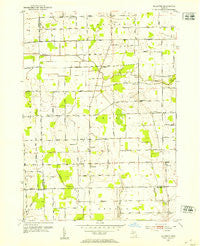 Allenton Michigan Historical topographic map, 1:24000 scale, 7.5 X 7.5 Minute, Year 1952