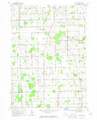 Allenton Michigan Historical topographic map, 1:24000 scale, 7.5 X 7.5 Minute, Year 1968