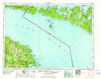 Alpena Michigan Historical topographic map, 1:250000 scale, 1 X 2 Degree, Year 1958