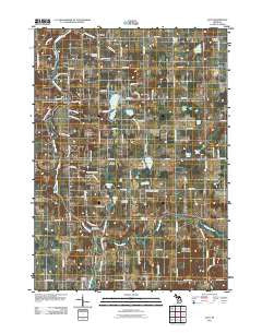 Alto Michigan Historical topographic map, 1:24000 scale, 7.5 X 7.5 Minute, Year 2011