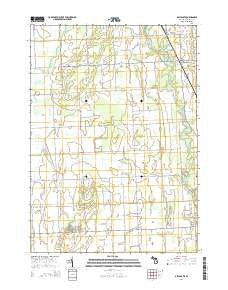 Applegate Michigan Historical topographic map, 1:24000 scale, 7.5 X 7.5 Minute, Year 2014
