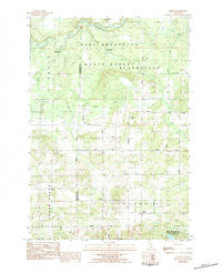 Arlene Michigan Historical topographic map, 1:24000 scale, 7.5 X 7.5 Minute, Year 1983