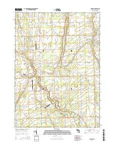Armada Michigan Historical topographic map, 1:24000 scale, 7.5 X 7.5 Minute, Year 2014