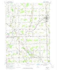 Armada Michigan Historical topographic map, 1:24000 scale, 7.5 X 7.5 Minute, Year 1968