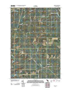Arnold Michigan Historical topographic map, 1:24000 scale, 7.5 X 7.5 Minute, Year 2011