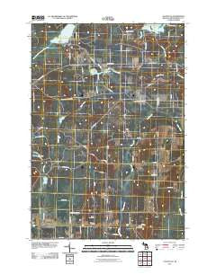 Atlanta SE Michigan Historical topographic map, 1:24000 scale, 7.5 X 7.5 Minute, Year 2011