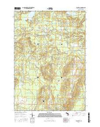 Atlanta SE Michigan Current topographic map, 1:24000 scale, 7.5 X 7.5 Minute, Year 2017