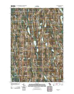 Atwood Michigan Historical topographic map, 1:24000 scale, 7.5 X 7.5 Minute, Year 2011