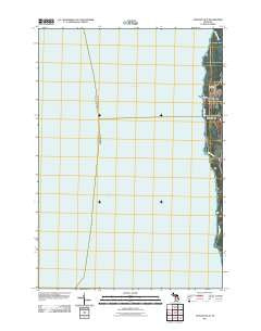 Atwood OE W Michigan Historical topographic map, 1:24000 scale, 7.5 X 7.5 Minute, Year 2011