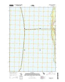 Atwood OE W Michigan Historical topographic map, 1:24000 scale, 7.5 X 7.5 Minute, Year 2014