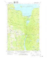 Au Train Michigan Historical topographic map, 1:62500 scale, 15 X 15 Minute, Year 1958